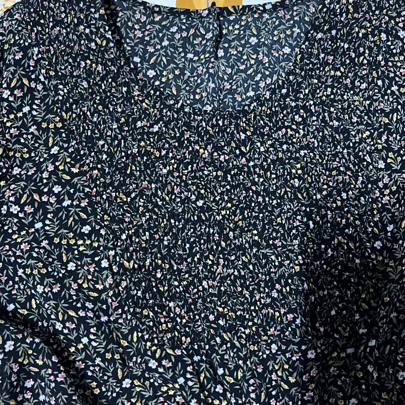 Váy voan hoa công sở 1009651