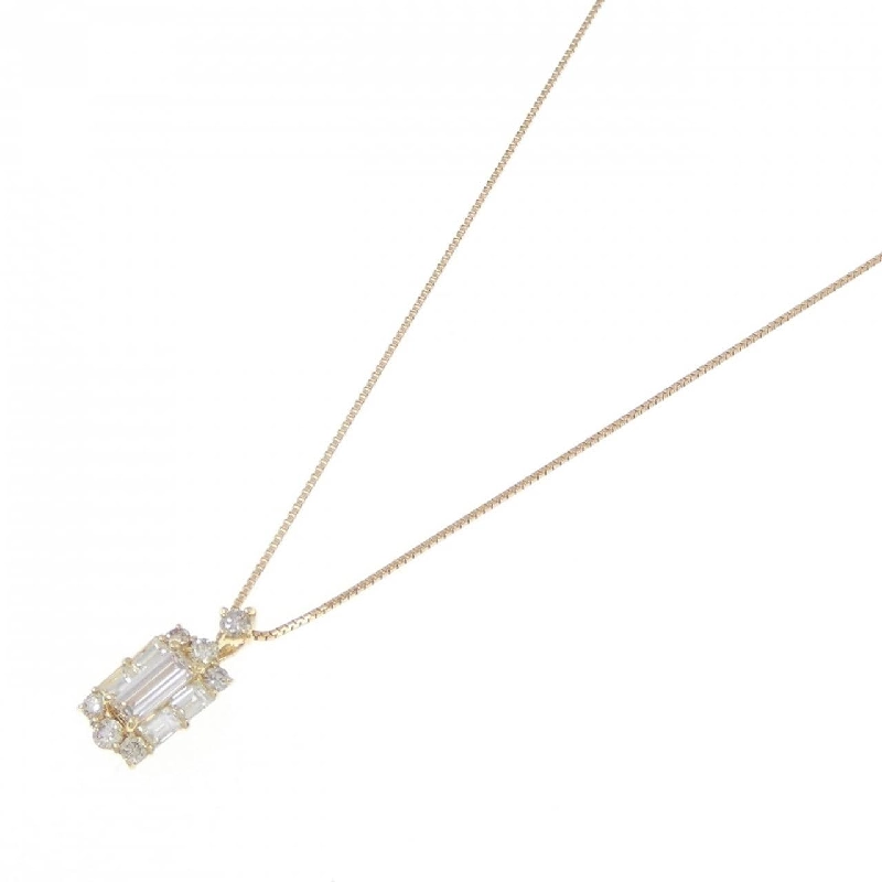 Dây chuyền kim cương K18YG 0.18CT - Hàng hiệu Chính hãng 861736