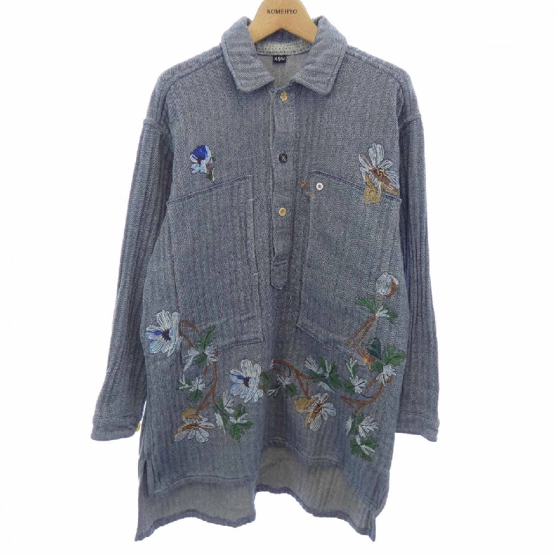 【Mã giảm giá】Áo sơ mi Forty Five RPM 45 RPM 644356