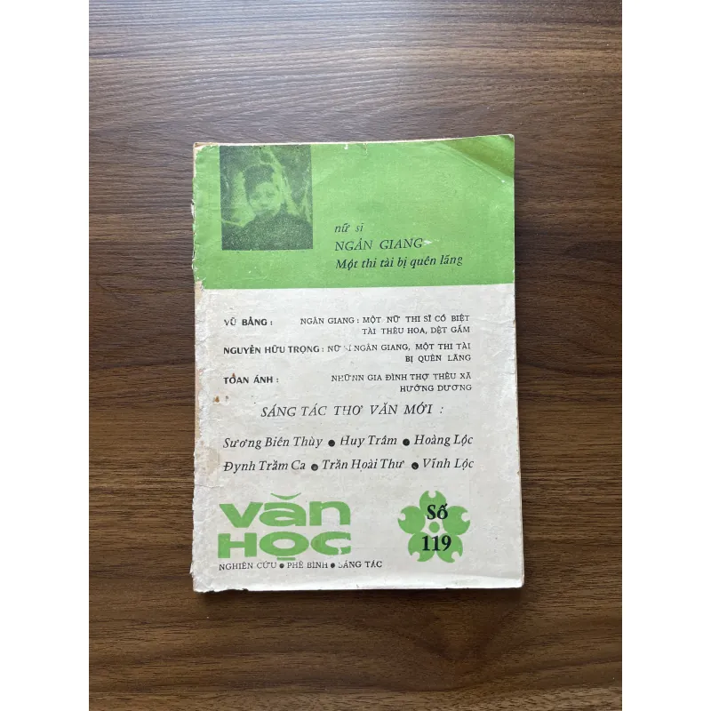 Văn học 119 - Nữ sĩ Ngân Giang một thi tài bị lãng quên 1020542