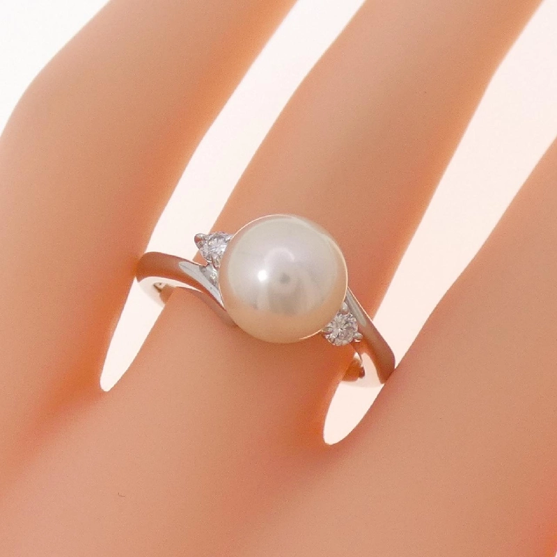 Nhẫn ngọc trai Akoya PT900 8.5mm - Hàng hiệu Authentic 851875