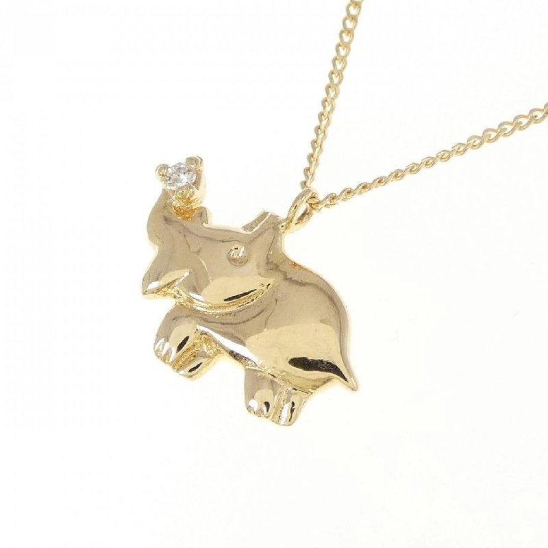 Dây chuyền kim cương K18YG 0.01CT - Hàng hiệu Chính hãng 862169