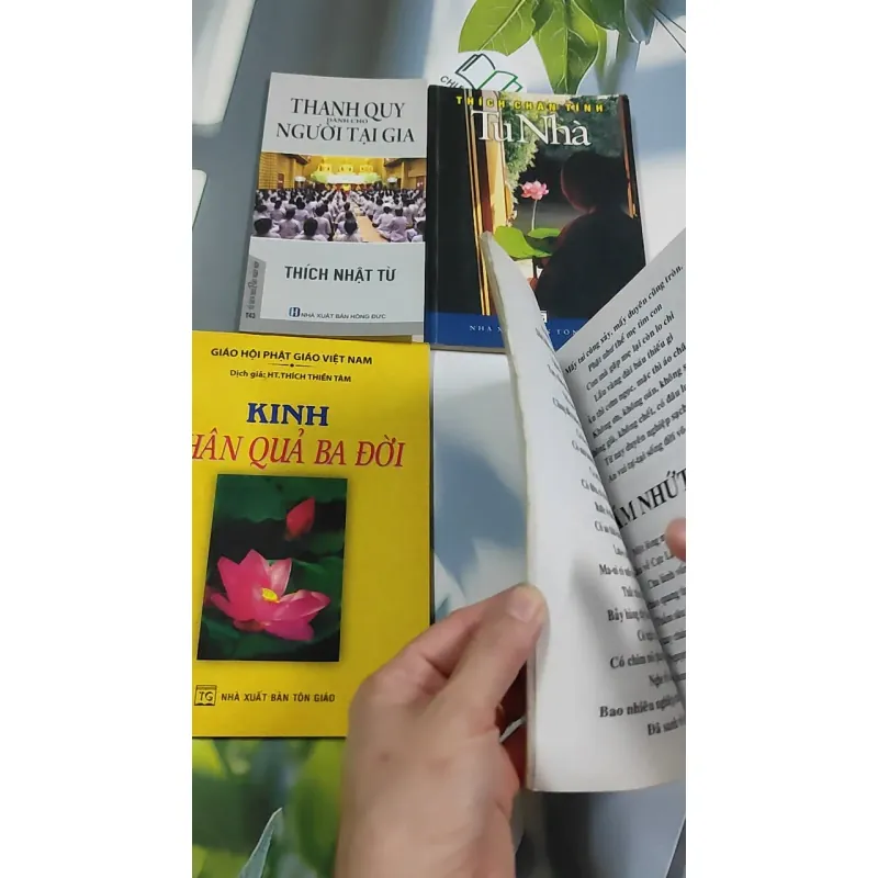 Combo: Tu Nhà, Thanh Quy Dành Cho Người Tại Gia, Kinh Nhân Quả Ba Đời, Kinh A Di Đà Nghĩa - Thích Chân Tính 776173