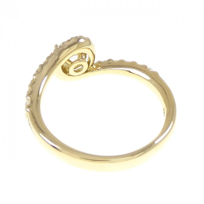 Nhẫn kim cương K18YG 0.553CT M SI1 3EXT H＆C - Hàng hiệu Authentic 874967