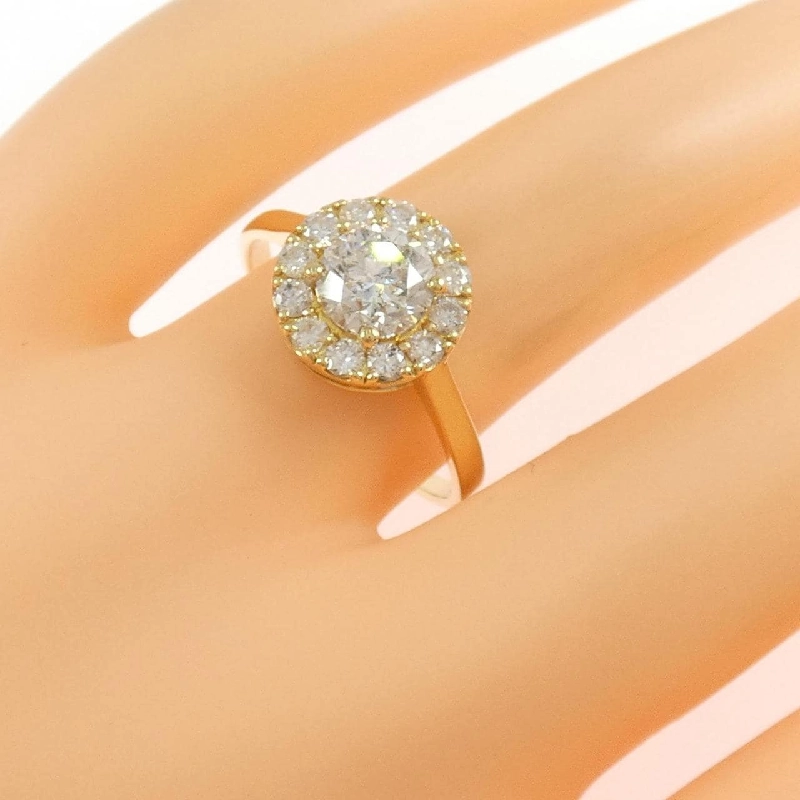 Nhẫn kim cương K18YG 1.039CT - Hàng hiệu chính hãng 846603