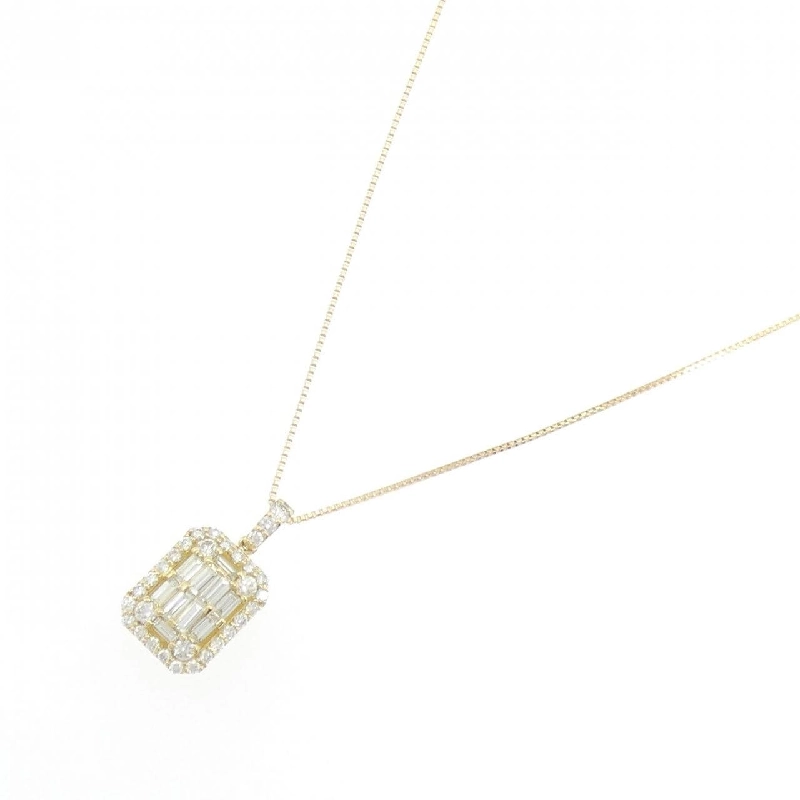 Dây chuyền kim cương K18YG 0.50CT - Hàng hiệu Chính hãng 858626