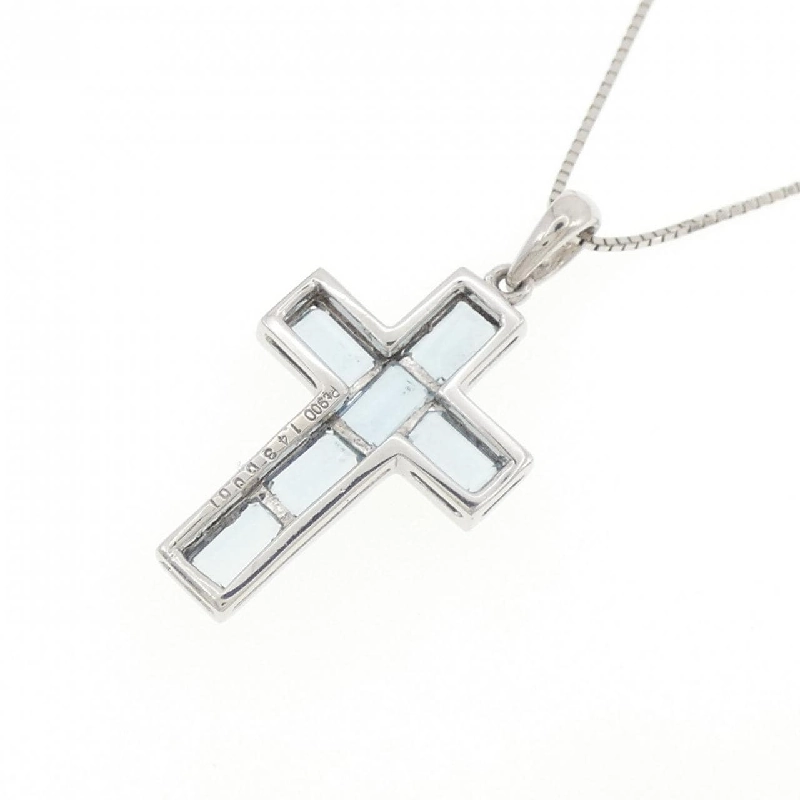 Dây chuyền Aquamarine PT900/PT850 1.43CT - Hàng hiệu Chính hãng 859460