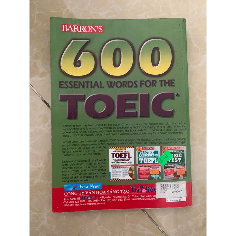 600 essential word for toeic 137327