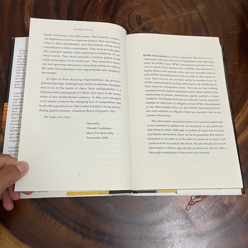 II English Book: Designed To Win - Hiroaki Yoshihara & Mary Pat McCarthy - 2006 442926