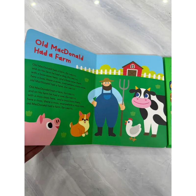 Sách nhạc tiếng anh super simple songs - Old Macdonald had a farm gồm 10 bài há 969850