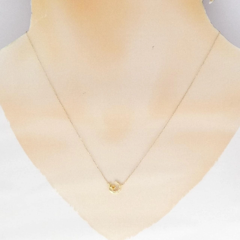 4゜C Mặt trăng Citrine Dây chuyền - Hàng hiệu Authentic 839845