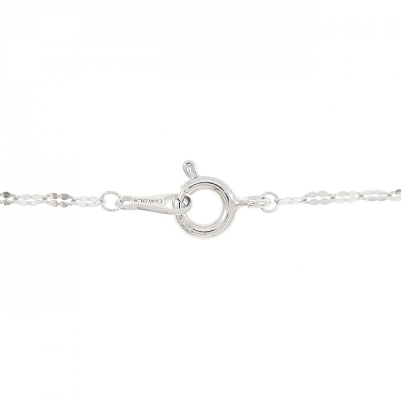 K18WG Solitaire Diamond Necklace 0.305CT - Hàng hiệu Authentic 856515