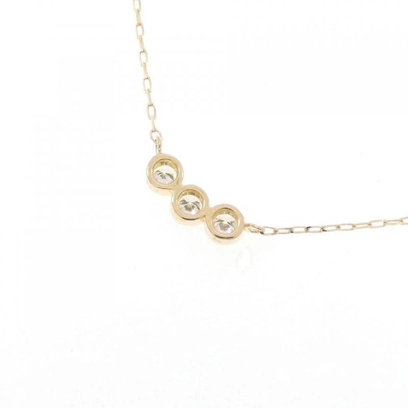 Dây chuyền kim cương K18YG 0.10CT - Hàng hiệu chính hãng 859652