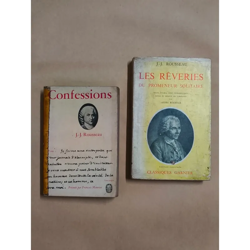 Combo Jean-Jacques Rosseau - Confession & Les Re6veries 993166