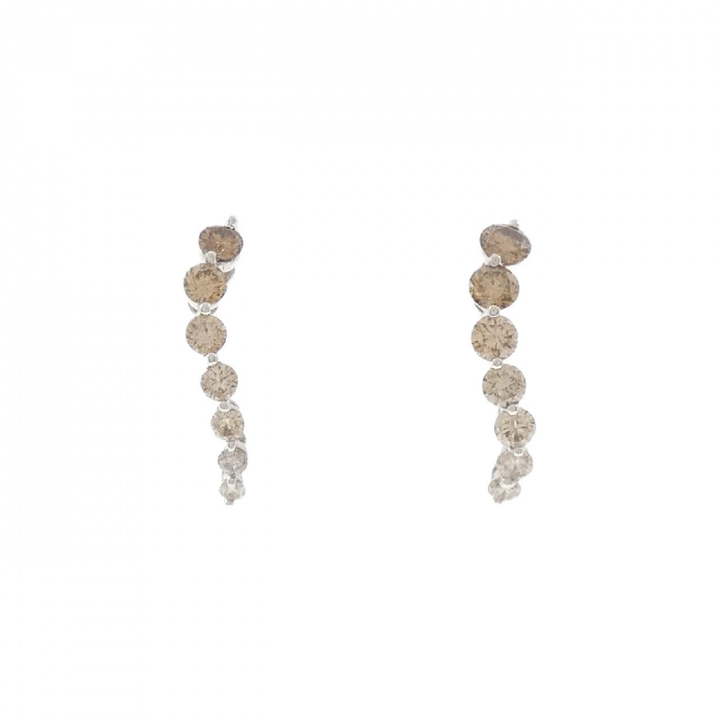 K18WG Bông tai kim cương 0.80CT - Hàng hiệu Chính hãng 870051