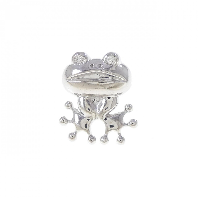 K18WG Ếch Kim Cương Brooch 0.03CT - Hàng hiệu Chính hãng 869588