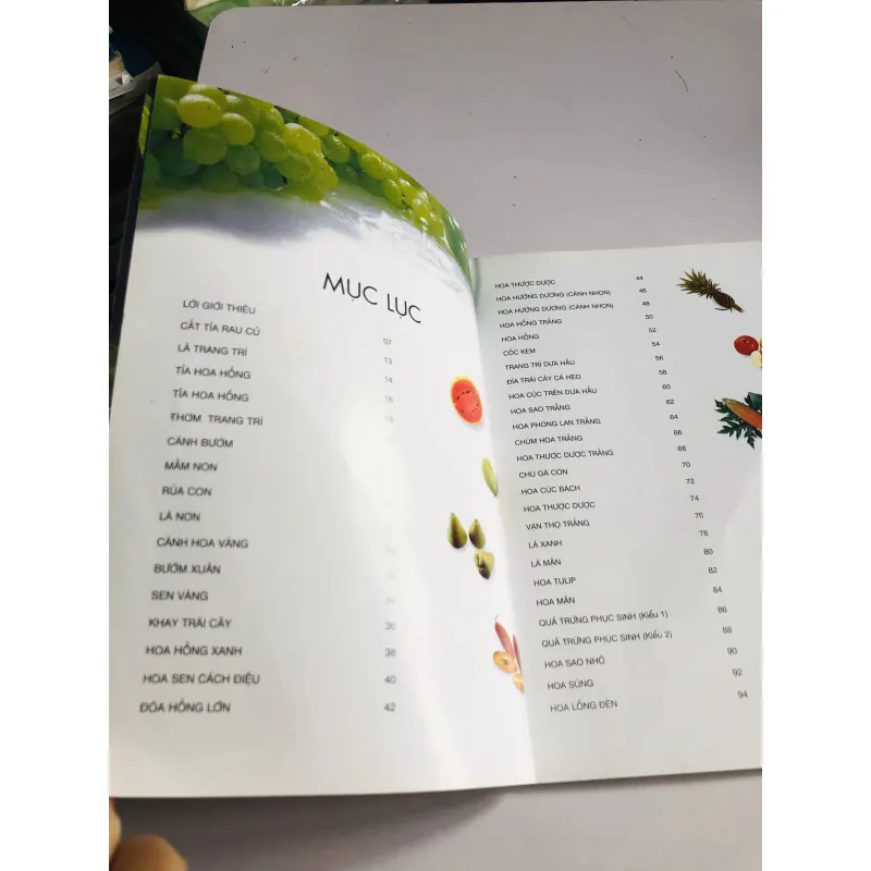 NGHỆ THUẬT TRANG TRÍ & CẮT TỈA TRÁI CÂY 777971