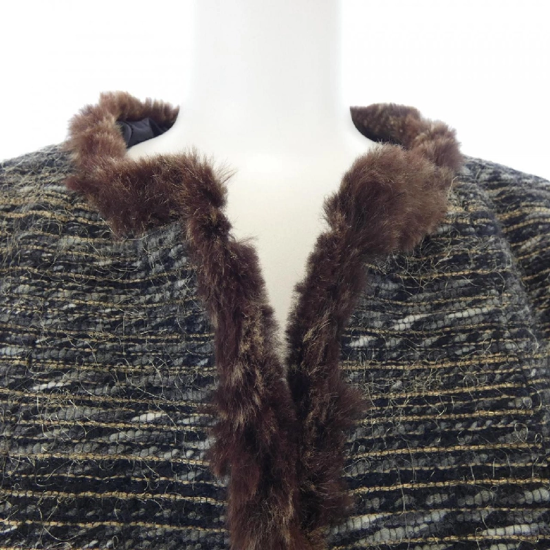 CHANEL P26746V17014 05A. Áo khoác không cổ - Hàng hiệu Chính hãng 822464