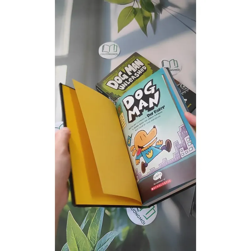 [MIỄN PHÍ BỌC SÁCH] Dog Man - Tập 1,2 - Dav Pilkey 990094