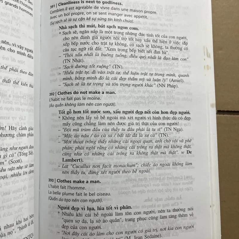 Tục ngữ Thành ngữ Danh ngôn Pháp Anh Việt 970140