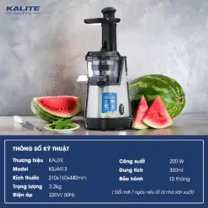 Kalite KSJ4413 – Siêu phẩm ép kiệt bã, không sinh nhiệt 714939