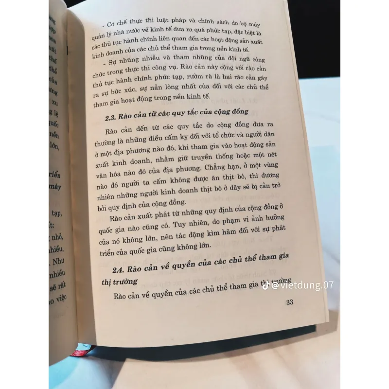 Các rào cản về thể chế kinh tế 933440