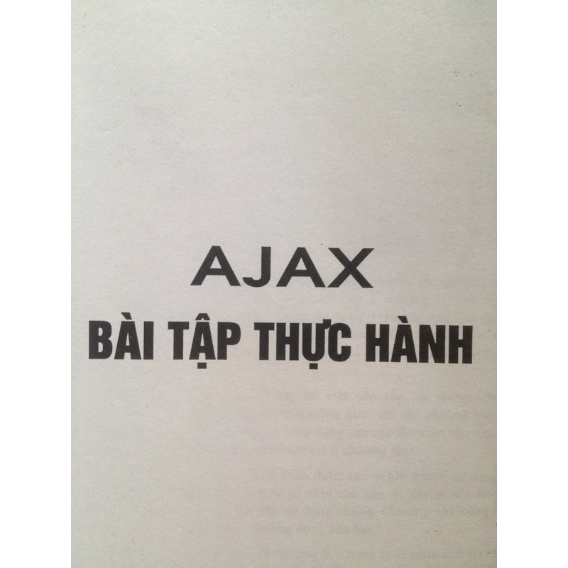 AJAX - JAVASCRIPT XML - BÀI TẬP THỰC HÀNH 474577