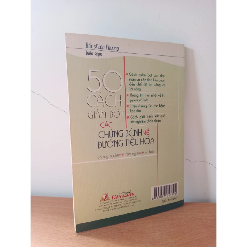 [Phiên Chợ Sách Cũ] 50 Cách Giảm Bớt Các Chứng Bệnh Về Đường Tiêu Hoá (2005) - Bác sĩ Lan Phương S2508 544685