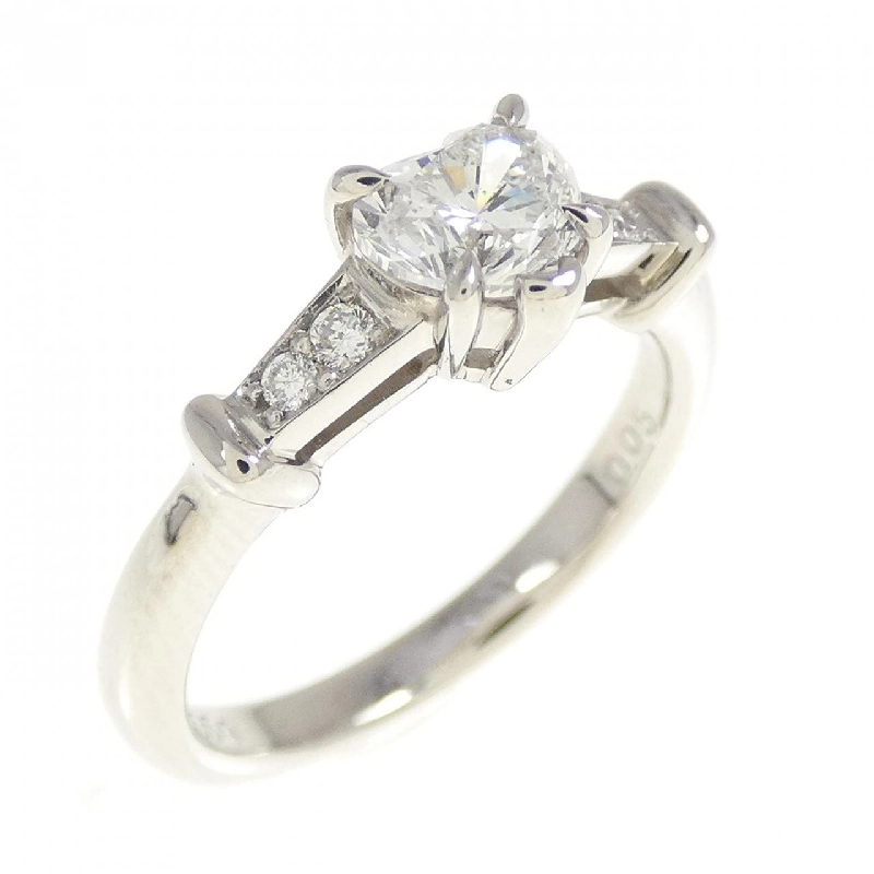 Nhẫn kim cương PT900 0.559CT E VS2 hình trái tim - Hàng hiệu Authentic 874958