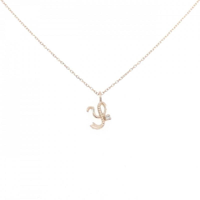 K10PG Chữ cái Y Dây chuyền kim cương - Hàng hiệu Chính hãng 846485