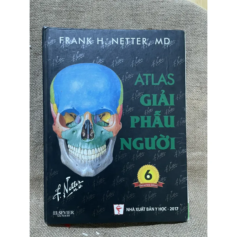 ATLAS GIẢI PHẪU NGƯỜI - FRANK H. NETTER, MD - sách dày, in màu  961604