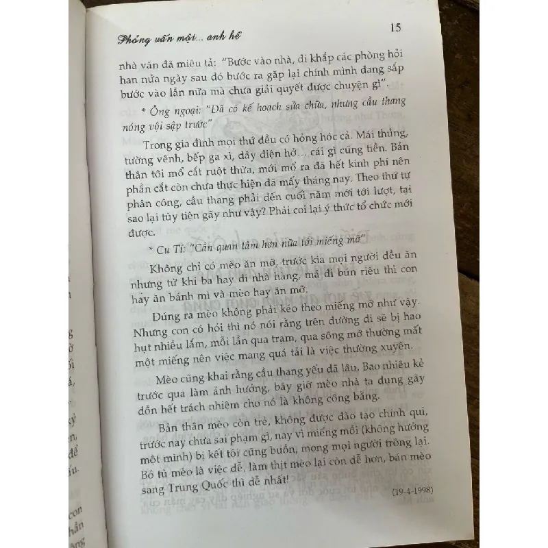 Phỏng vấn một anh hề - Lê Thị Liên Hoan 703479