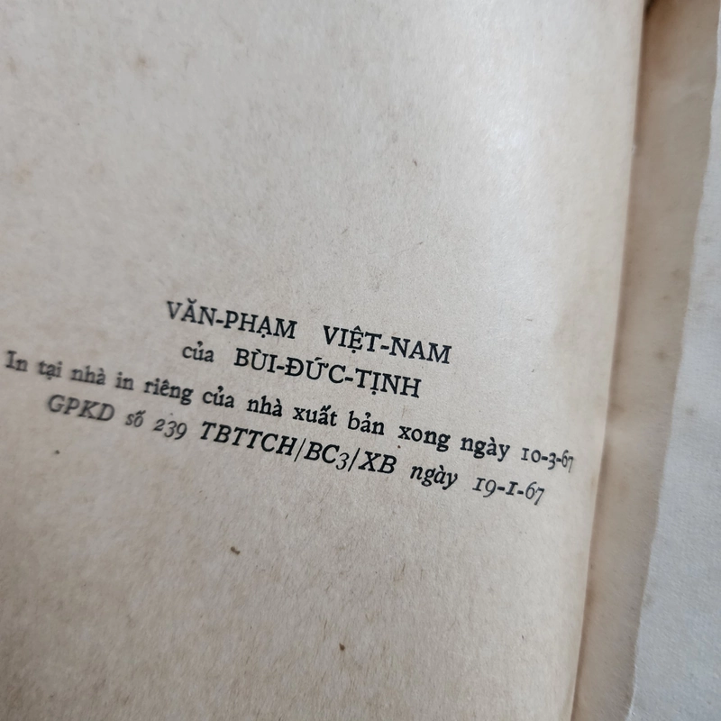 Văn phạm Việt Nam | Bùi Đức Tịnh | 1967 478345