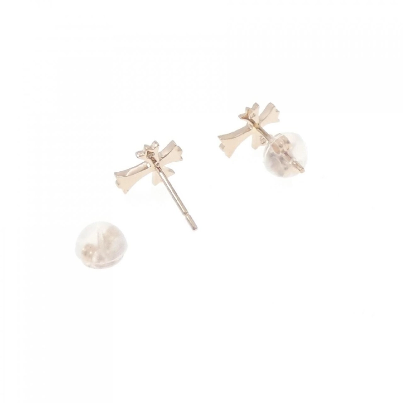 K18PG Bông tai hình chữ thập - Hàng hiệu Chính hãng 863865