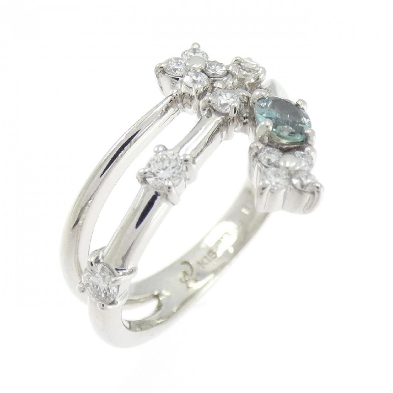 Nhẫn hoa Alexandrite K18WG 0.17CT - Hàng hiệu Authentic 854955