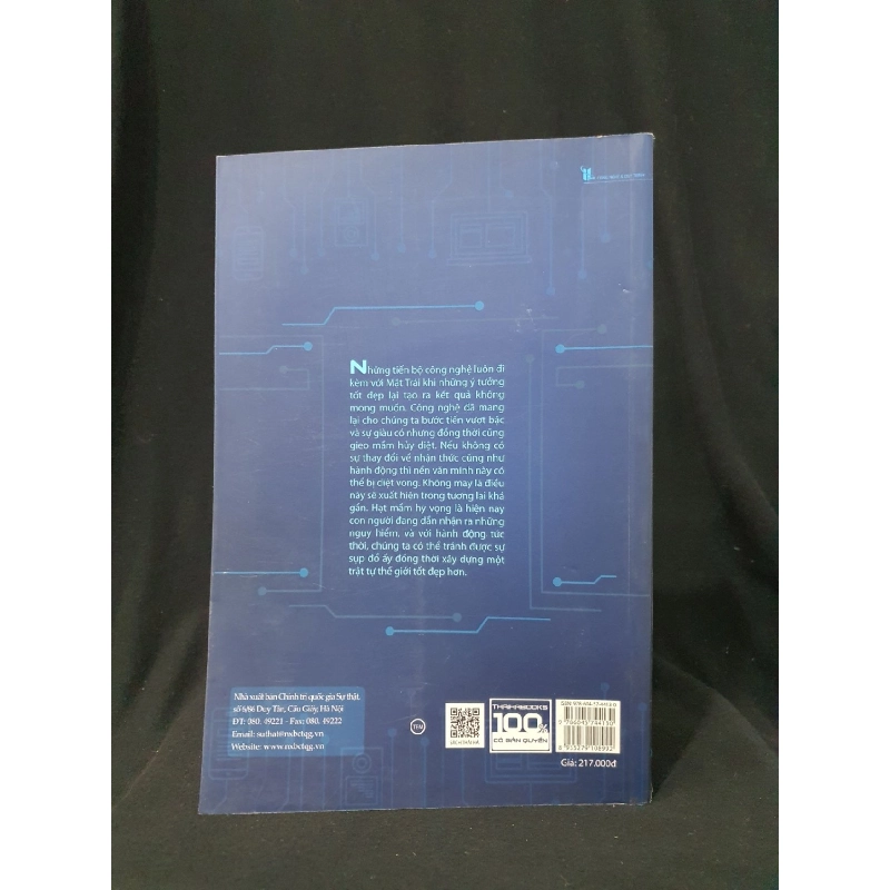 MẶT TRÁI CỦA CÔNG NGHỆ MỚI 90% 2018 -HCM205 PETER TOWNSEND SÁCH KỸ NĂNG 924224