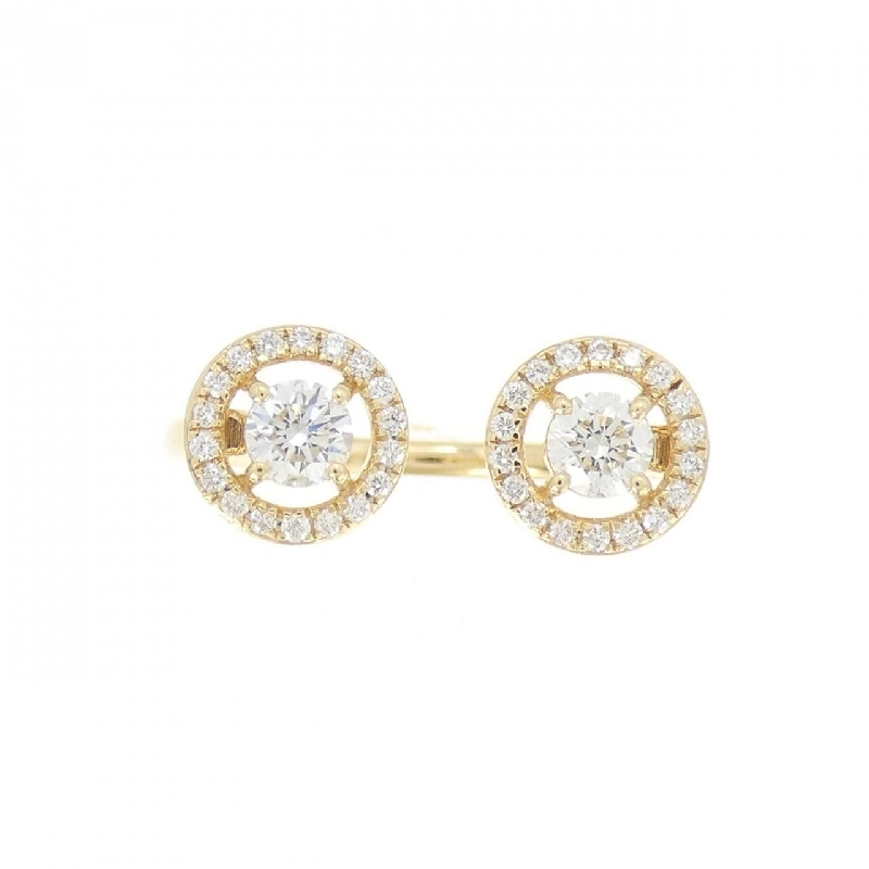 【Sản phẩm mới】Nhẫn kim cương K18YG 0.34CT 670314