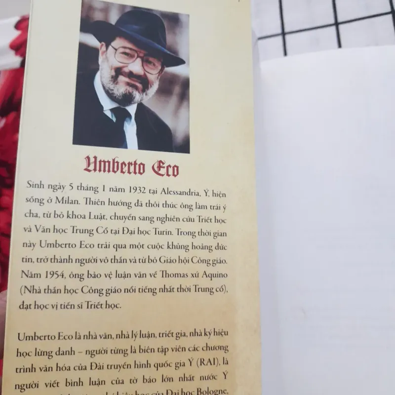 Tg. UMBERTO ECO - TÊN CỦA ĐÓA HỒNG.  933462