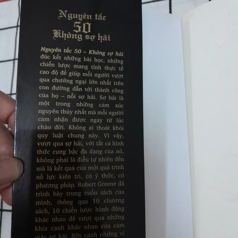 Tác giả Robert Greene & 50 Cent- nguyên tắc 50 KHÔNG SỢ HÃI. in L8 573068