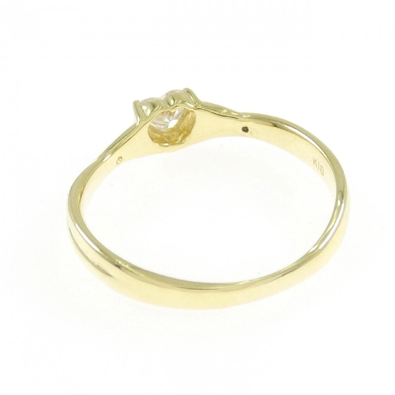 Nhẫn kim cương hình trái tim K18YG 0.22CT 669589