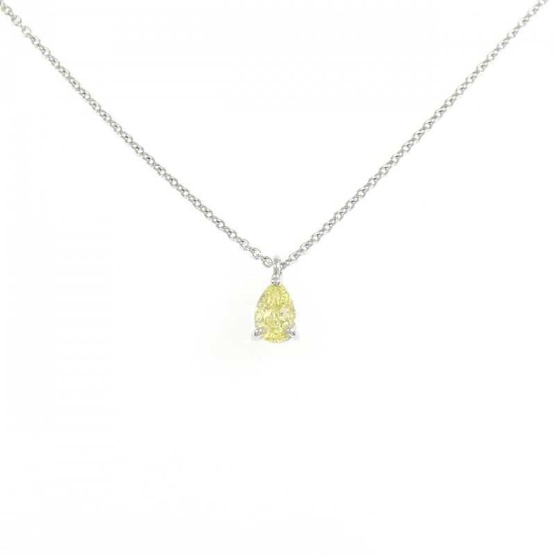 Dây chuyền kim cương PT900/PT850 0.328CT FIY SI1 cắt hình đặc biệt - Hàng hiệu Authentic 872410