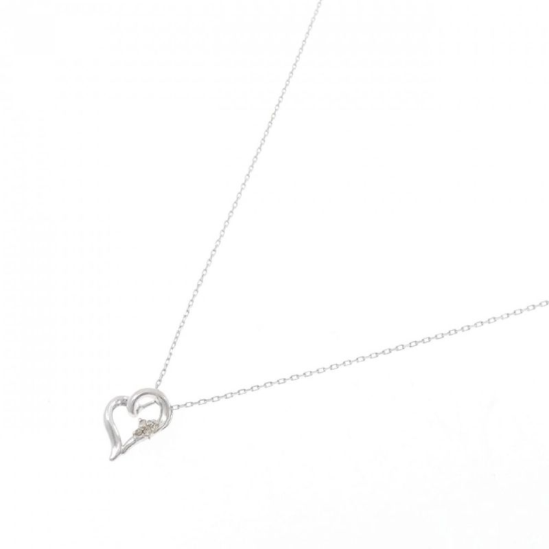 K10WG Dây chuyền kim cương hình trái tim 0.02CT - Hàng hiệu Chính hãng 865687