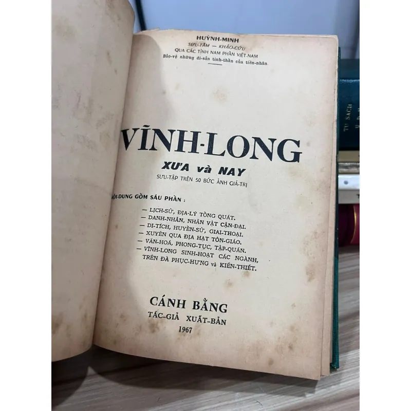 VĨNH LONG XƯA VÀ NAY - HUỲNH MINH 999679