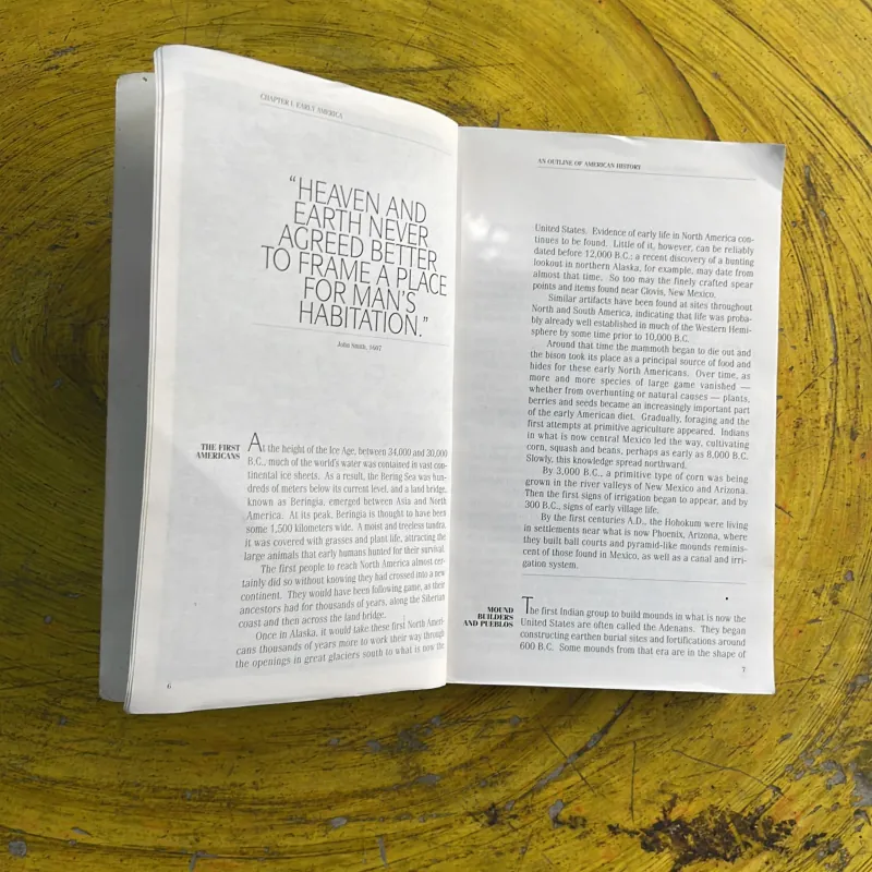 AMERICAN HISTORY - AN OUTLINE OF 998144