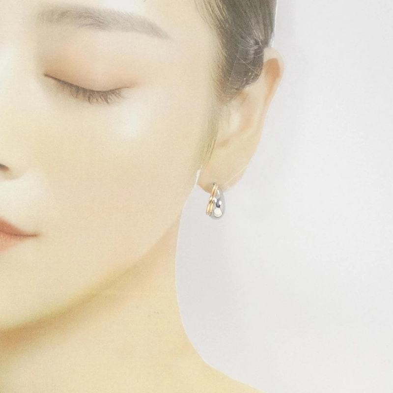 K18YG/PT900 Bông tai - Hàng hiệu Authentic 876896