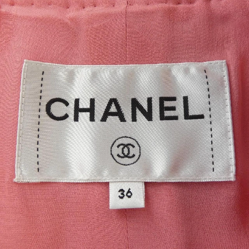 Jacket không cổ CHANEL P64572V41285 20A 633500