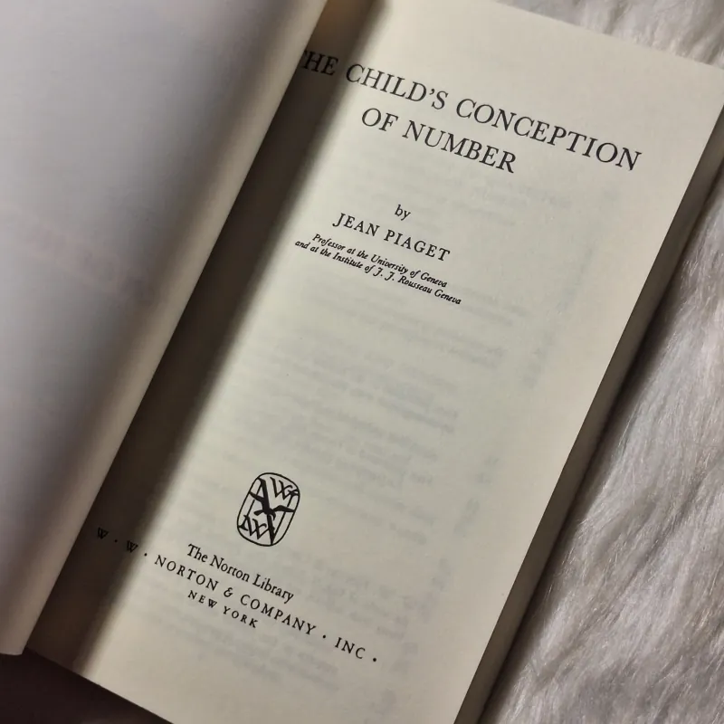 Jean Piaget - The Child's Conception of Number 957093