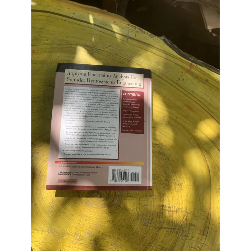 HYDROSYSTEMS ENGINEERING UNCERTAINTY ANALYSIS  761469