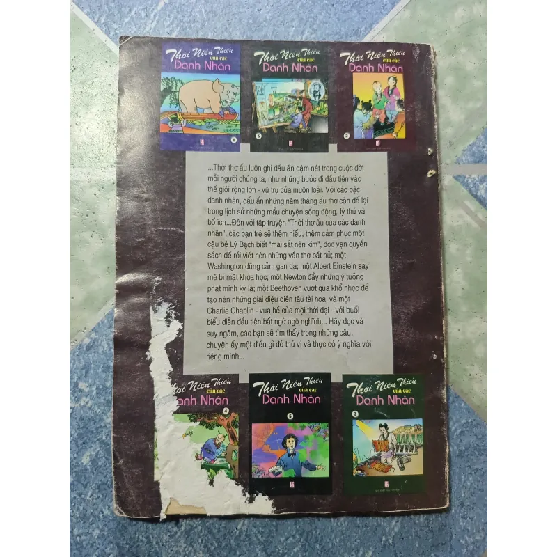 Thời niên thiếu của các danh nhân 6 tập ( truyện tranh) 975177