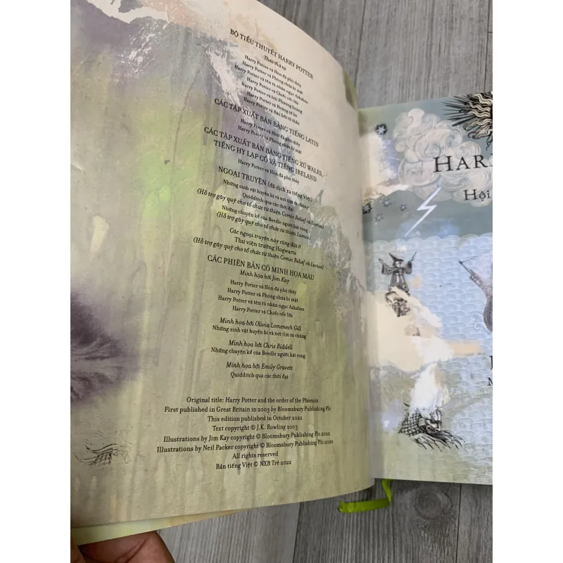 Harry potter và hội phượng hoàng, bản in màu, bìa cứng. 8b3 777779